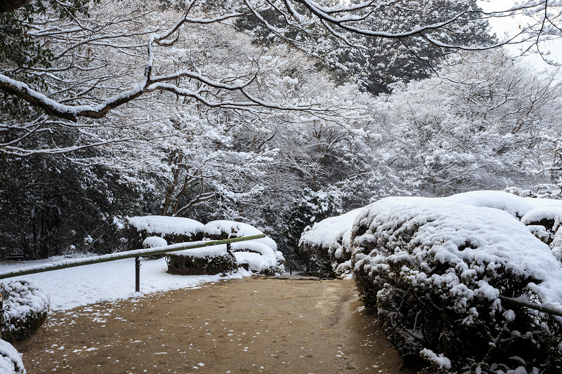 【額縁光景・その16】詩仙堂の雪景色_f0155048_0122985.jpg