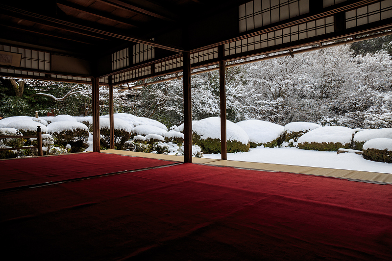 【額縁光景・その16】詩仙堂の雪景色_f0155048_093026.jpg