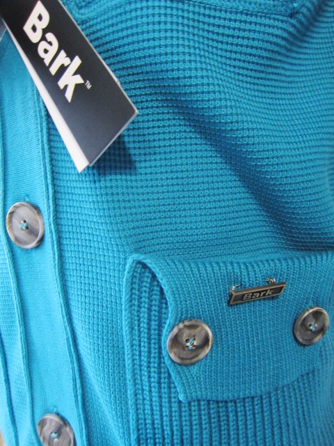Bark ・・・ Cotton KNIT DUFFLE 。。。春らしいターコイズBLUE (新色)入荷!♪!_d0152280_233696.jpg