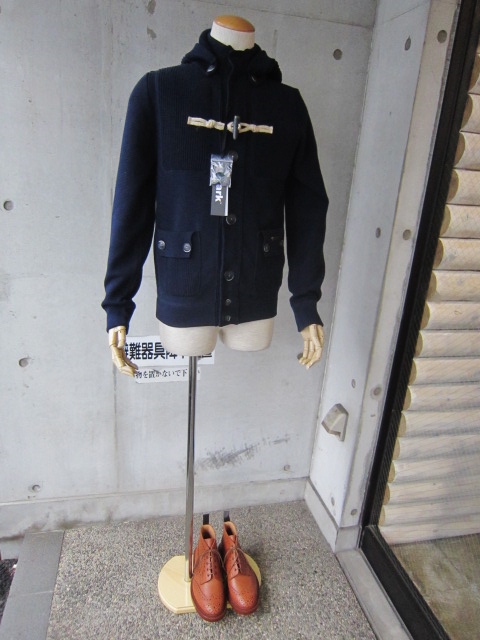 Bark ・・・ Cotton KNIT DUFFLE 。。。春らしいターコイズBLUE (新色)入荷！♪！_d0152280_2339867.jpg