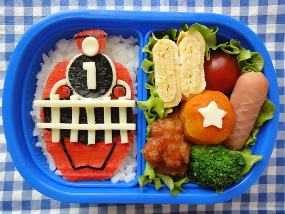 キャラ弁 列車戦隊トッキュウジャーのお弁当 子連れハワイ旅行blog