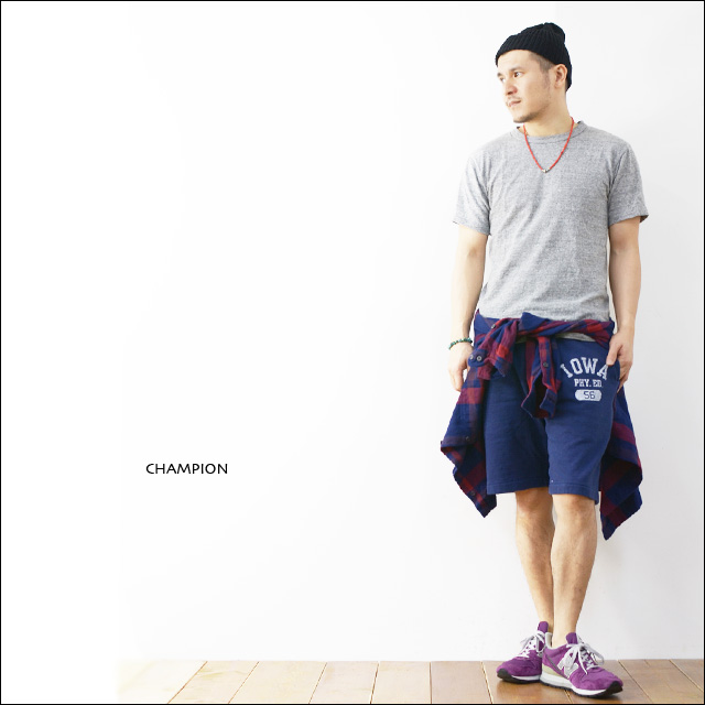 CHAMPION [チャンピオン] SWEAT SHORT PANTS [C3-D507] スウェットショートパンツ MEN\'S _f0051306_1841583.jpg