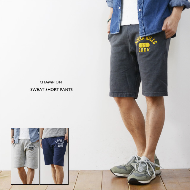 CHAMPION [チャンピオン] SWEAT SHORT PANTS [C3-D507] スウェットショートパンツ MEN\'S _f0051306_1842269.jpg