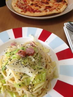 ホタテの稚貝とパスタ。そしてパスタ。_a0289610_1543322.jpg