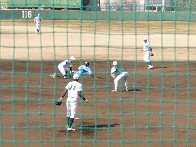 日体大対東農大 3月9日 オープン戦 前半_b0166128_13351351.jpg