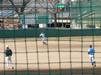日体大対東農大 3月9日 オープン戦 後半_b0166128_20203768.jpg