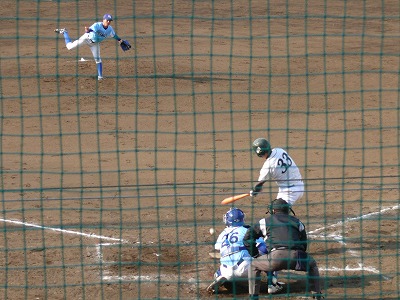 日体大対東農大 3月9日 オープン戦 後半_b0166128_21241060.jpg