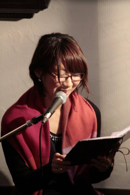 山本灯織さんによる朗読(つわもの達の夜)レポ_e0120837_2037511.jpg