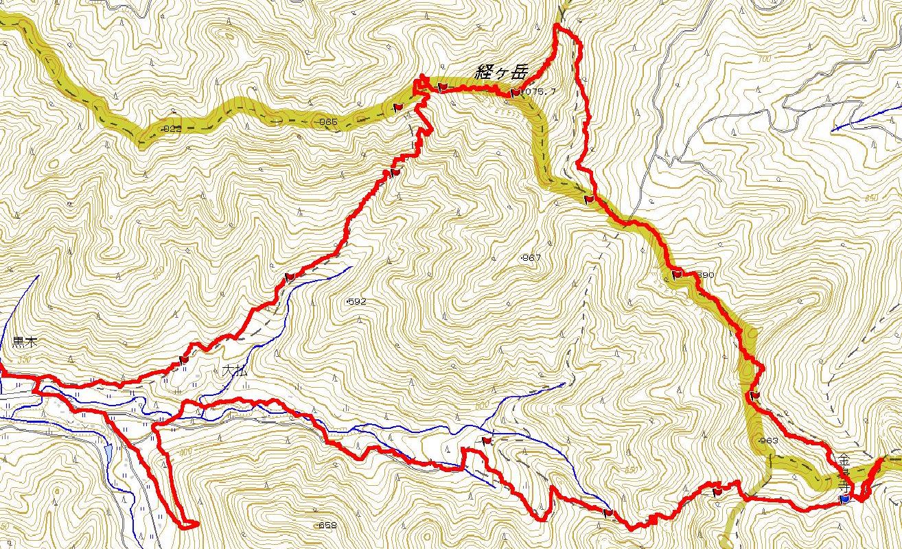 マンサク鑑賞　経ケ岳（１０７５ｍ）_c0077338_681885.jpg