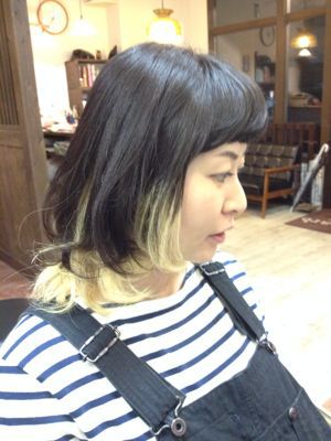 可愛い2トーンカラー 美容室 Rhubarb Hair の日常をあれこれブログ