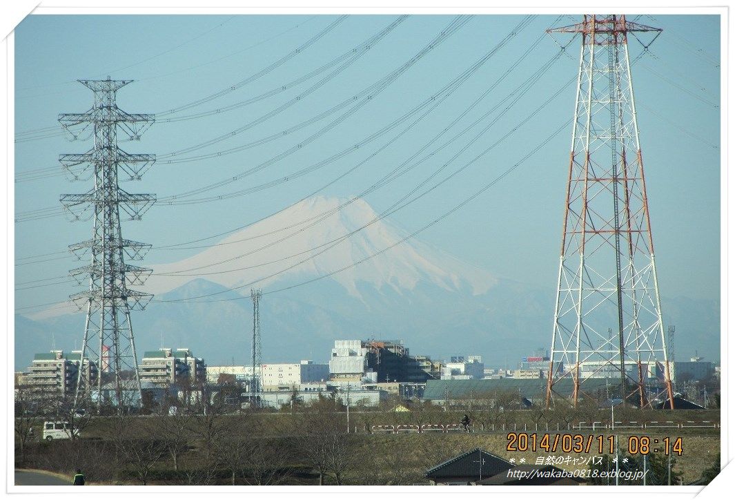 富士山が綺麗に顔を出しました（＾－＾）_e0052135_19162799.jpg