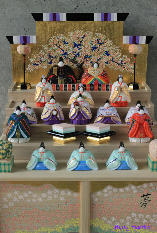 奈良一刀彫 立雛 荒木義人作 ②小 - ひな祭り 奈良一刀彫 立雛 荒木義人作 ②小 - ひな祭り