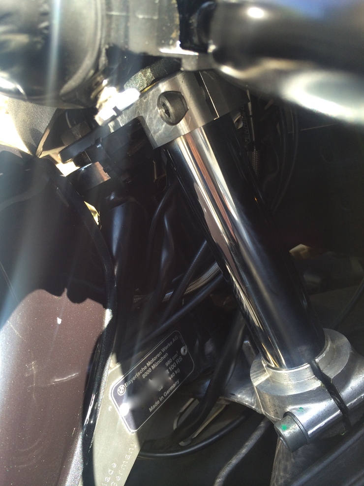 難しいぞ！ステムのご機嫌w : 41歳からの☆BMW R100RS