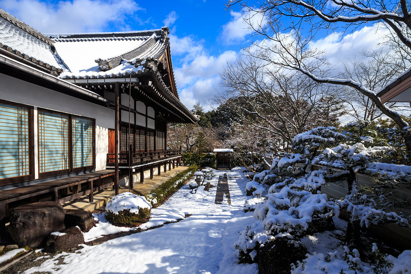 【額縁光景・その17】雪の庭（妙満寺）_f0155048_23324723.jpg