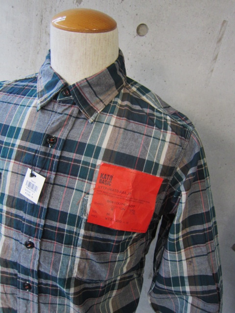 Kato BASIC ・・・ いつもながらの悩ましいCHECK SHIRTS!♪!_d0152280_1573834.jpg