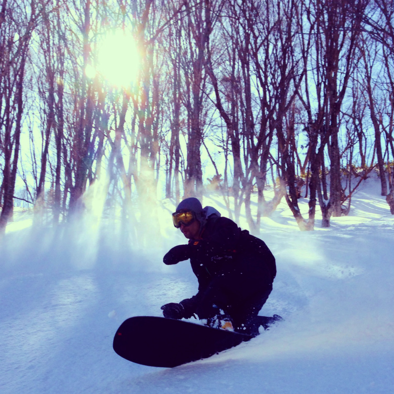 兵庫県 某所 Last Powder Session in Hyogo 2014/03/11_b0220886_12251164.jpg