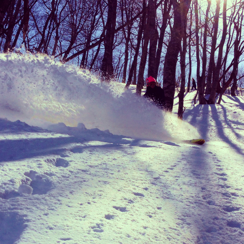 兵庫県 某所 Last Powder Session in Hyogo 2014/03/11_b0220886_1233992.jpg