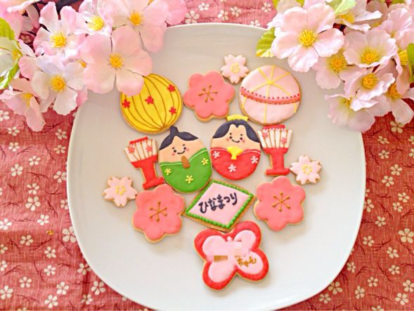 ひな祭りアイシングクッキー Ayuria Happy Studio ひな祭りアイシングクッキー Ayuria Happy Studio