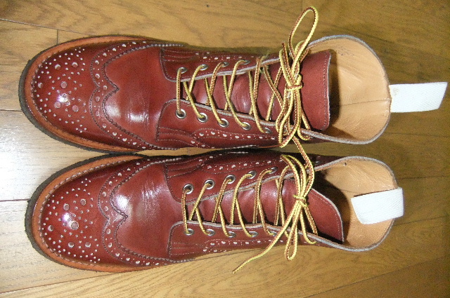 Tricker’s　トリッカーズ・マロン・カントリー7（クレープソール）。_d0133791_00542037.jpg