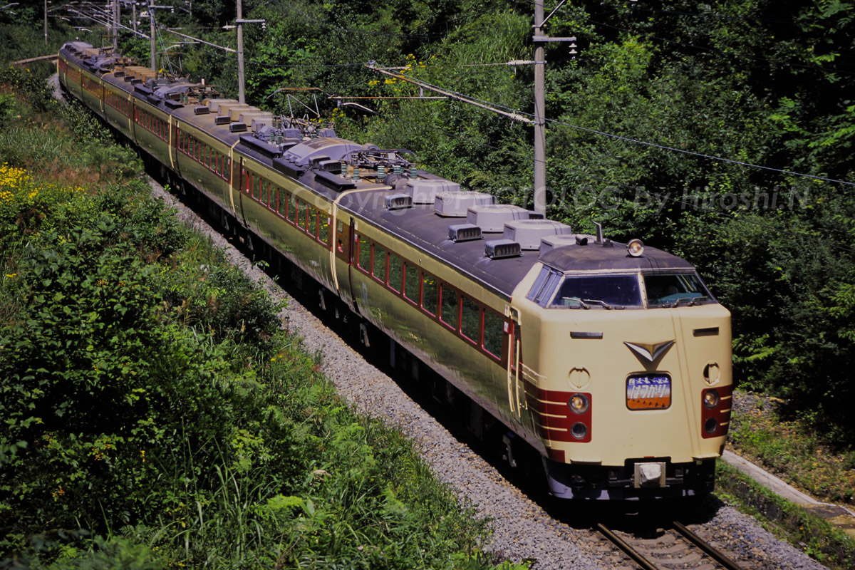 複写]2000/8/17 Thu. 東北本線 -ED75重連貨物/485系,583系は