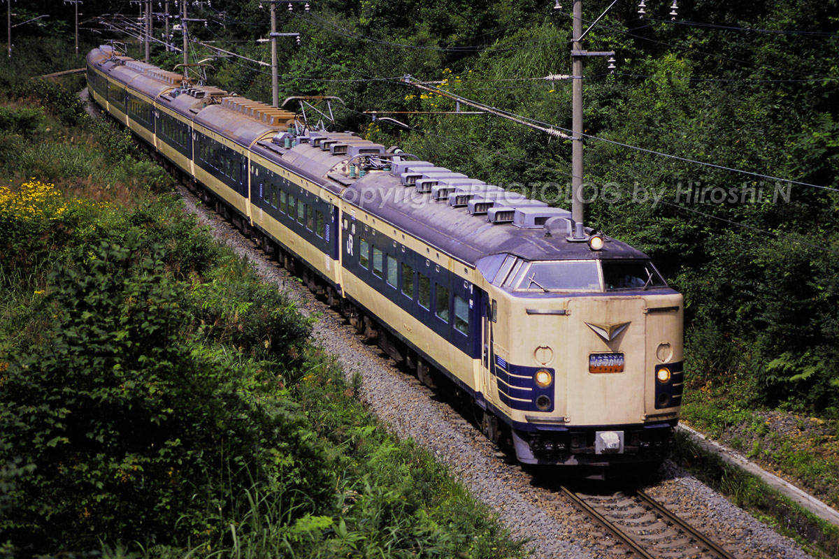 複写]2000/8/17 Thu. 東北本線 -ED75重連貨物/485系,583系は