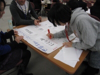 本学「推薦入試合格者入学前スクーリング」においてワークショップを実施しました。_c0167632_16463655.jpg