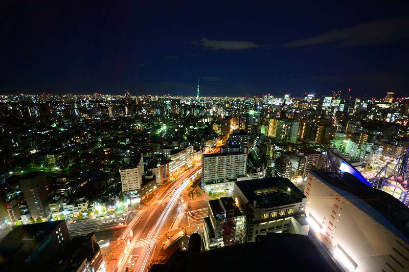 文京シビックセンターの夜景_a0224334_22362426.jpg