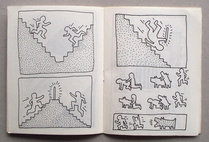 キース・ヘリングのアーティスト・ブック「Keith Haring」(1982 キース・ヘリングのアーティスト・ブック「Keith Haring」(1982