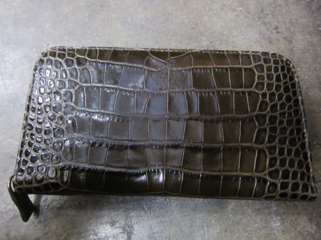 大人の艶(粋)な春財布・・・Orobianco ワニ革・型押しLEATHER LONG WALLET!★!_d0152280_4523996.jpg