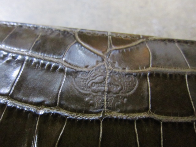 大人の艶(粋)な春財布・・・Orobianco ワニ革・型押しLEATHER LONG WALLET!★!_d0152280_4524666.jpg