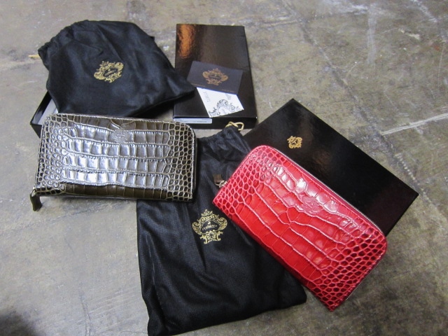 大人の艶(粋)な春財布・・・Orobianco ワニ革・型押しLEATHER LONG WALLET!★!_d0152280_4552530.jpg