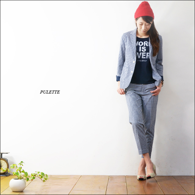 PULETTE [プレット] Seersucker Trousers [PL-PT0241] シアサッカートラウザーパンツ LADY\'S_f0051306_19174589.jpg