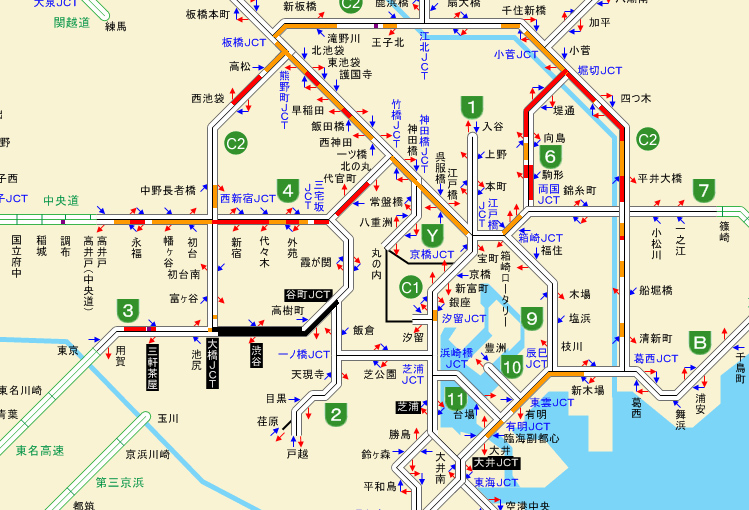 首都高３号渋谷線炎上 と 猫タロット ネコトバイク2 日本独走