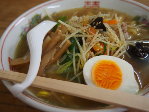 大鰐温泉もやしラーメン(塩味):朝日屋 日景食堂(大鰐町)*津軽百年食堂_b0147224_21351887.jpg