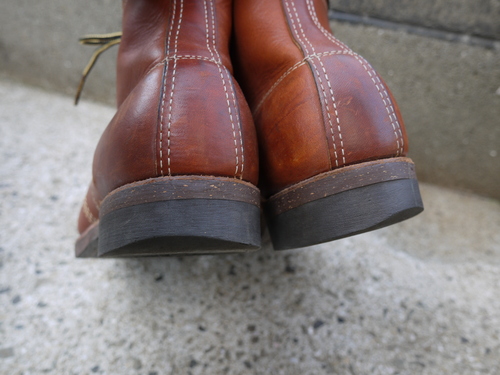 CHIPPEWA VINTAGE WORK BOOTS CORK SOLE BLACK TAG 9C_d0217535_1225273.jpg