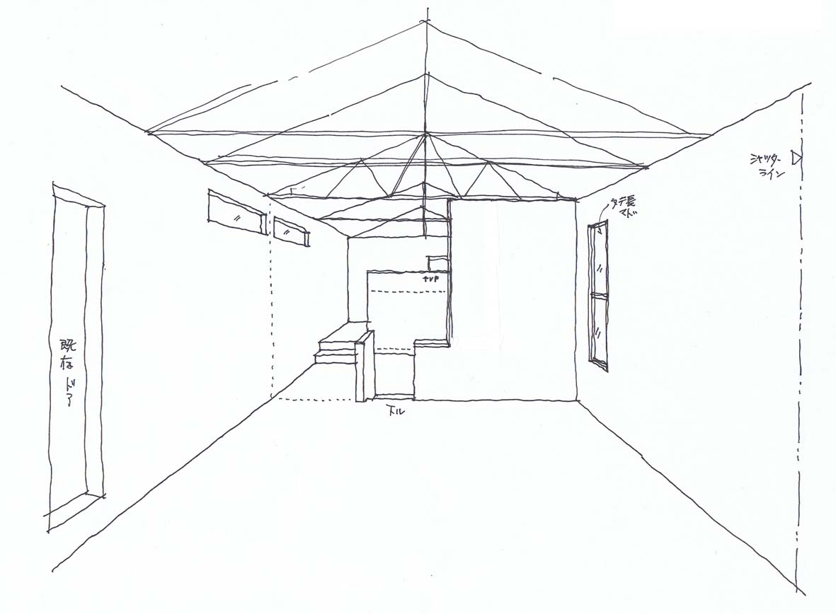 外観の変更＆内部のスケッチ_f0316989_1414390.jpg