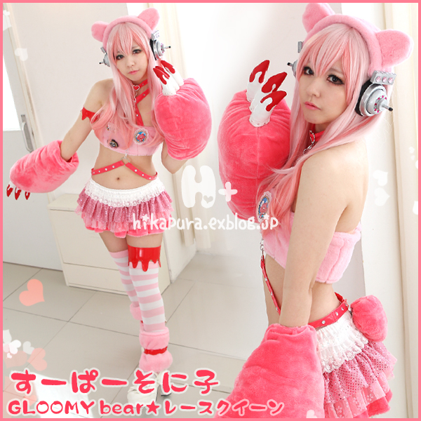 すーぱーそに子x gloomy bear★GRGレースクイーン コスプレ衣装_d0160668_23224111.jpg