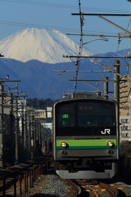 横浜線 - 富士山バック_b0329148_20422792.jpg