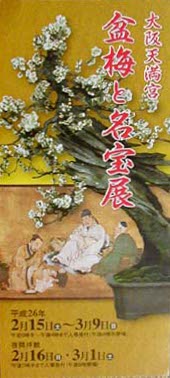 ●『大阪天満宮 盆梅と名宝展』その1_d0053294_261040.jpg