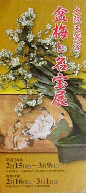 ●『大阪天満宮 盆梅と名宝展』その１_d0053294_261040.jpg