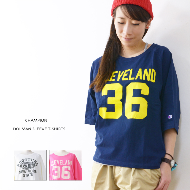 CHAMPION [チャンピオン] DOLMAN SLEEVE T-SHIRTS [CW-D311]  LADY\'S_f0051306_20252642.jpg
