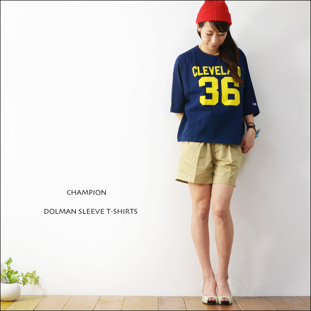 CHAMPION [チャンピオン] DOLMAN SLEEVE T-SHIRTS [CW-D311]  LADY\'S_f0051306_20253080.jpg