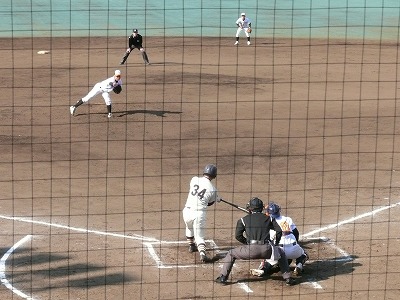 拓殖大対明治大 3月23日 オープン戦 後半_b0166128_13253097.jpg