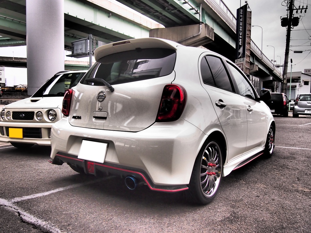K13型マーチnismo Sのマフラー作りました 名古屋のタイヤ屋 Jy Club の整備日記