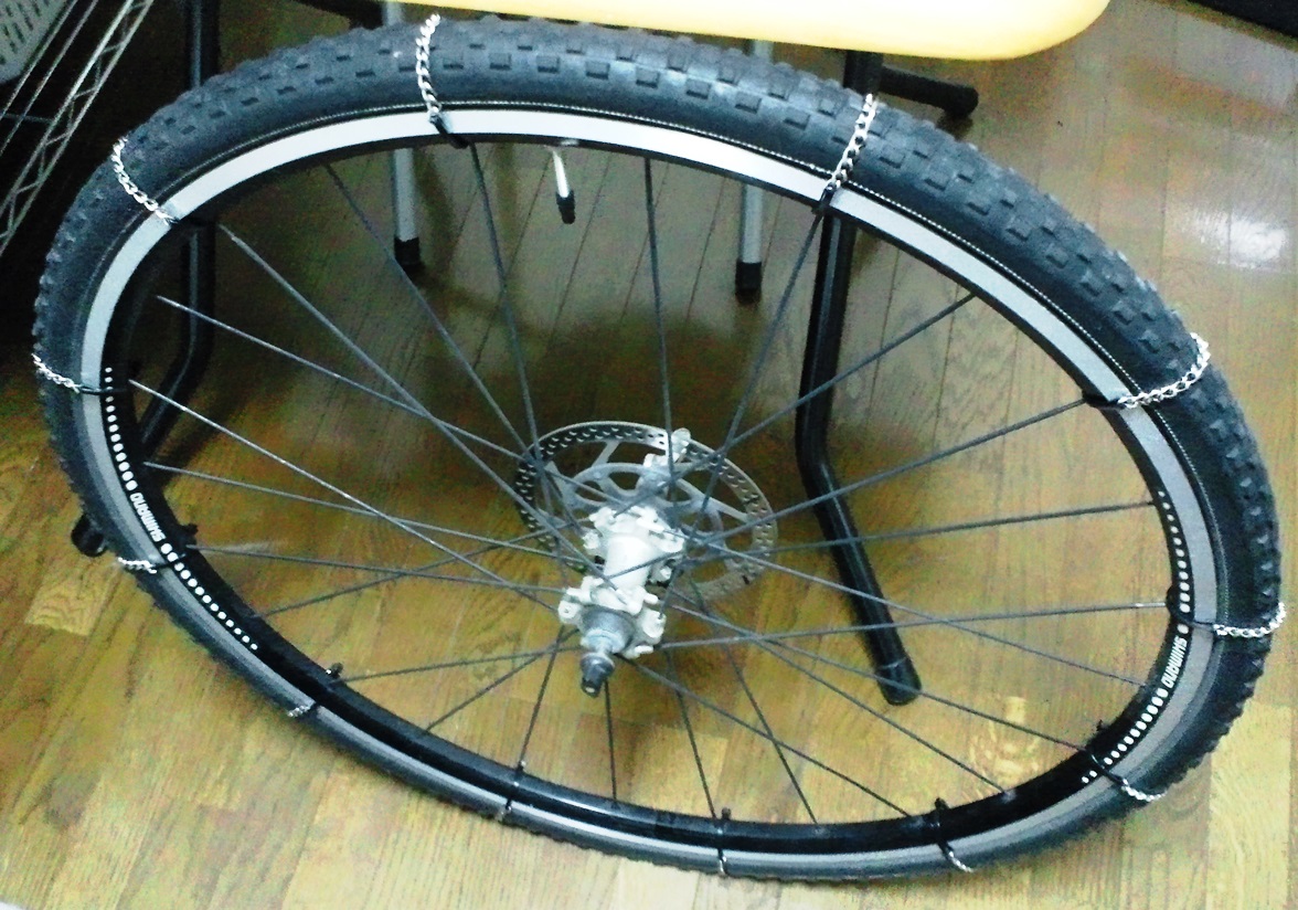 自転車用タイヤチェーン試作 失敗 Blog About The Hobby Bicycle And Ujkc74