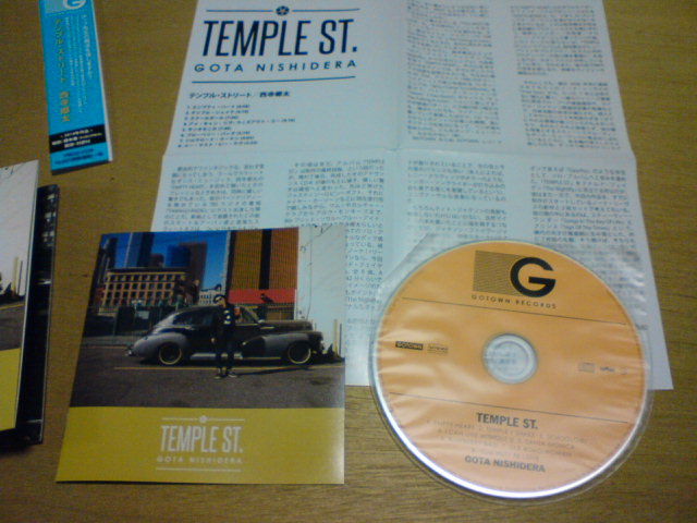 本日到着CD 〜 TEMPLE ST. / Gota Nishidera_c0104445_21515744.jpg