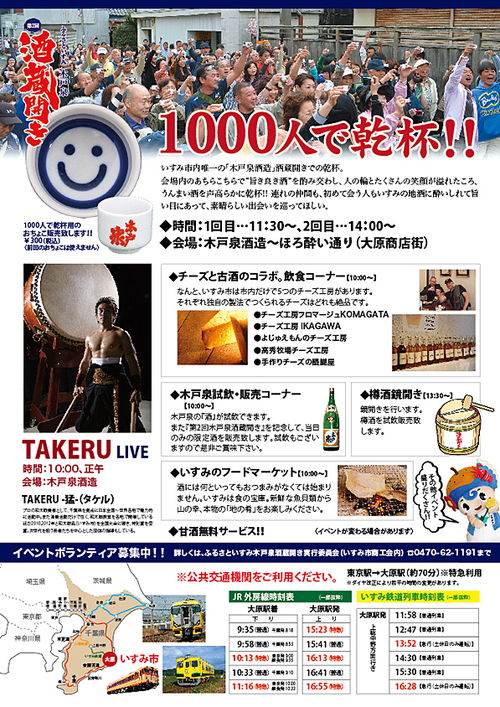 千葉県いすみ市「木戸泉酒造蔵開き」_b0308353_17474346.jpg