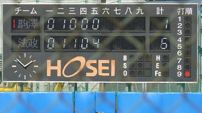 駒澤大対法政大　３月２４日　オープン戦　前半_b0166128_0215170.jpg