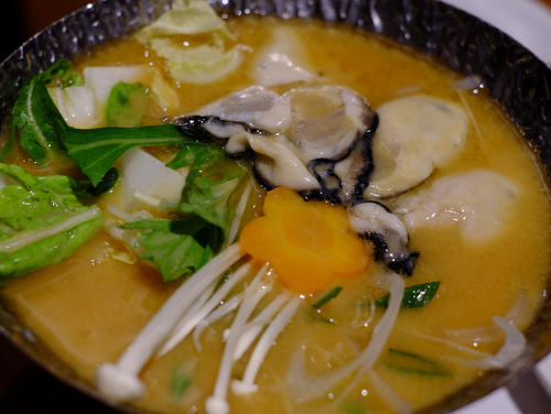 「宮島⇒江津の旅 旅館有もとの夕食 活穴子のすき焼き風鍋」_a0000029_09504345.jpg