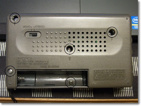 ラジオSRF-M100が故障 : 何にもない日記 ラジオSRF-M100が故障 : 何にもない日記